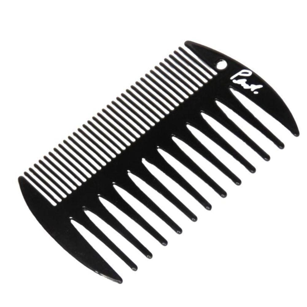 Pente De Bolso E Carteira Portátil Em Inox - Barba, Cabelo