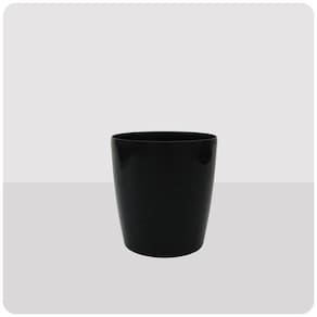 Vaso Orquídea 15 X 16 Cm Cor 07 - Preto Sólido