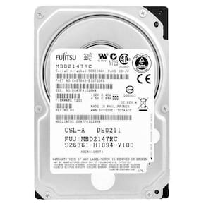 HD SAS Fujitsu 147GB 10k 2.5 MBD2147RC CA07068-B100