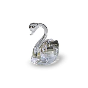 Estatueta Cisne de Vidro Cristal 6,5x6x4,5cm