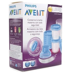Kit de Copos para Armazenamento com Tampa Philips Avent