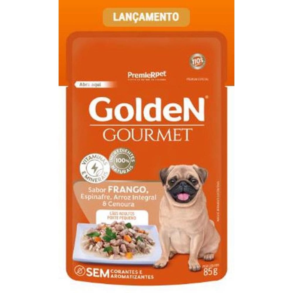 Carne Cao Golden 85G Ad Frango Peq. Porte