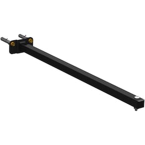 SUPORTE REFLETOR BASE RETA BRAÇO 50 CM Preto