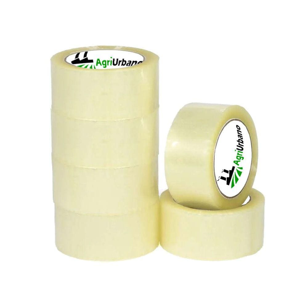 Kit 6 Rolos Fita Adesiva Transparente Acrílica 45 x 100