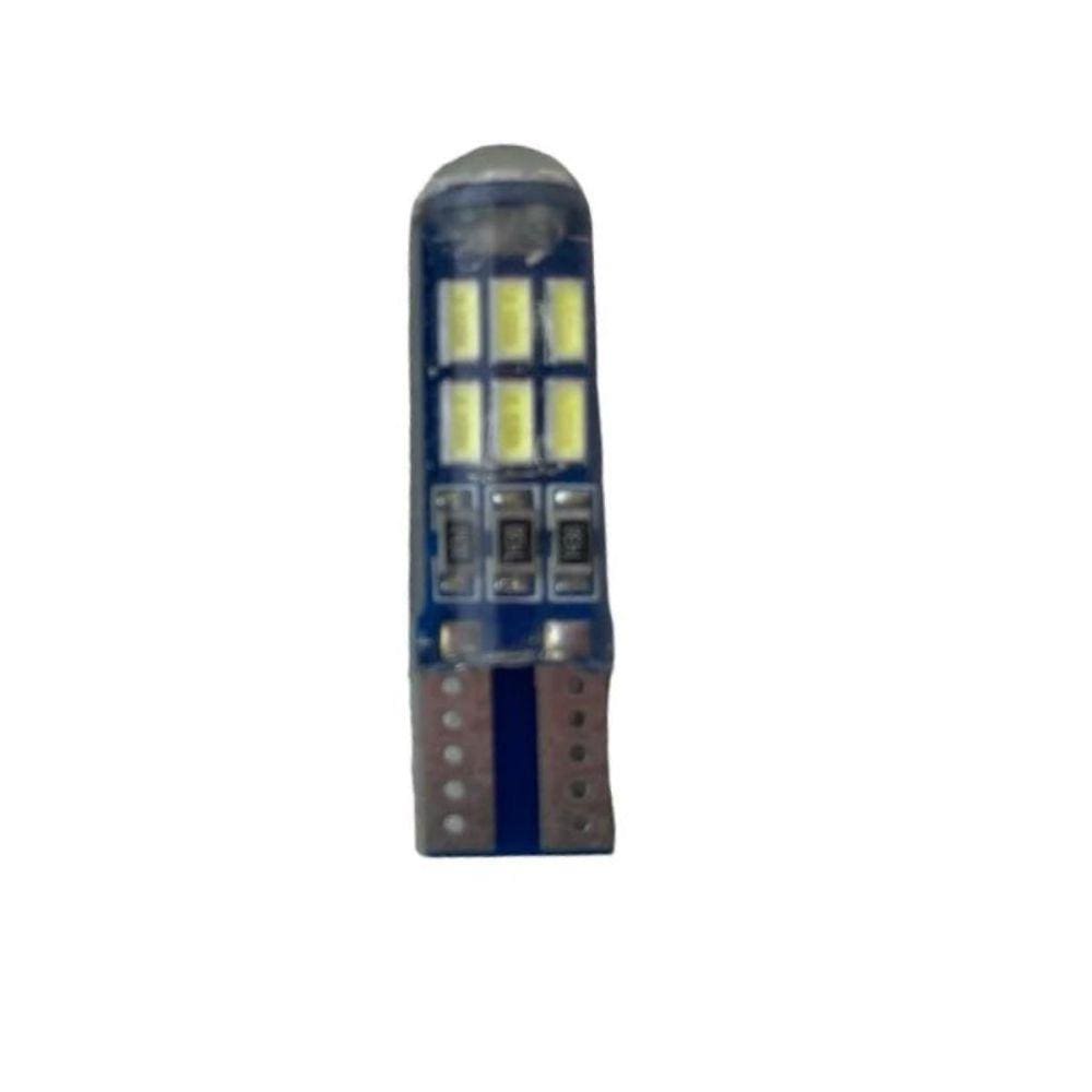 Lampada Pingo T10 15Leds 12V Silicone Superbranca Cambus