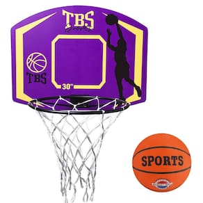 Tabela De Basquete, Aro 41 Cm C/ Rede - Bola N7 À Prova D`agua
