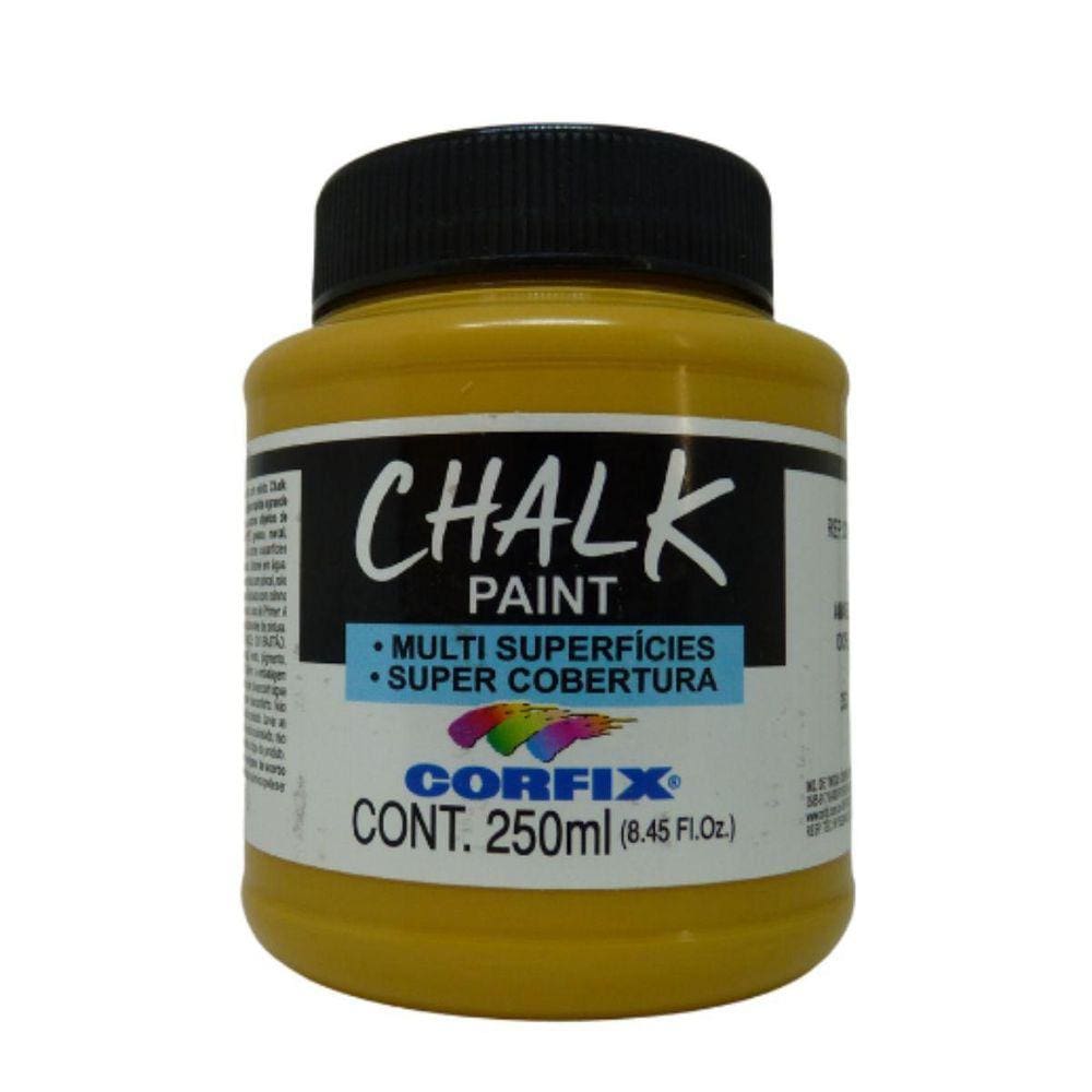 Tinta Chalck Paint Corfix 353 Amarelo Ocre 250Ml