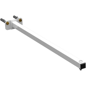 SUPORTE REFLETOR BASE RETA BRAÇO 50 CM Branco