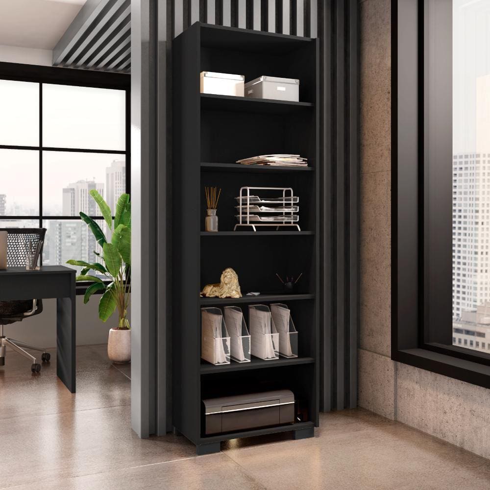 Estante Livreiro Fabiano Preto Trama