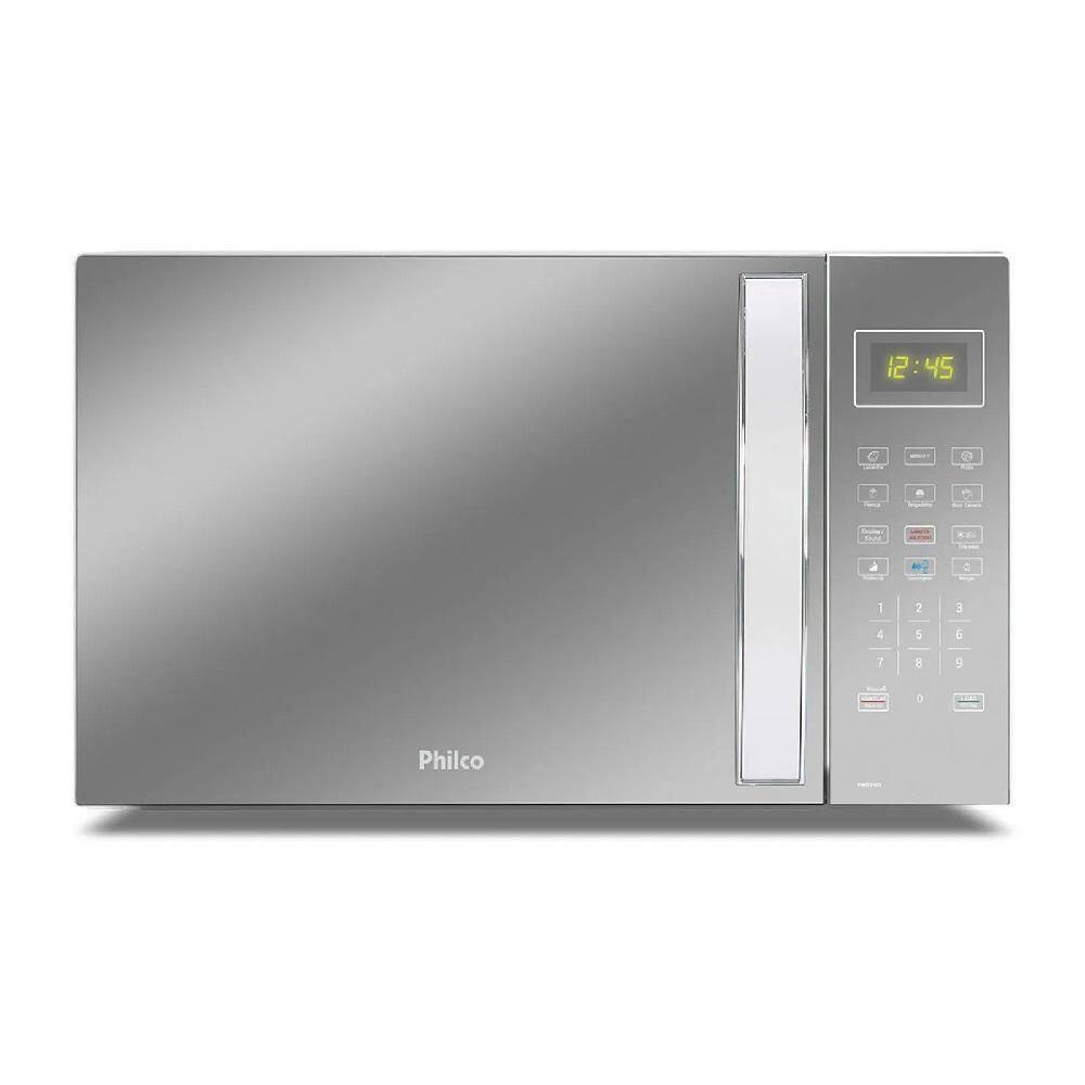 Micro-Ondas Philco Limpa Fácil 37 Litros 1400W Prata Espelhado PMO37ES - 127V - 110V
