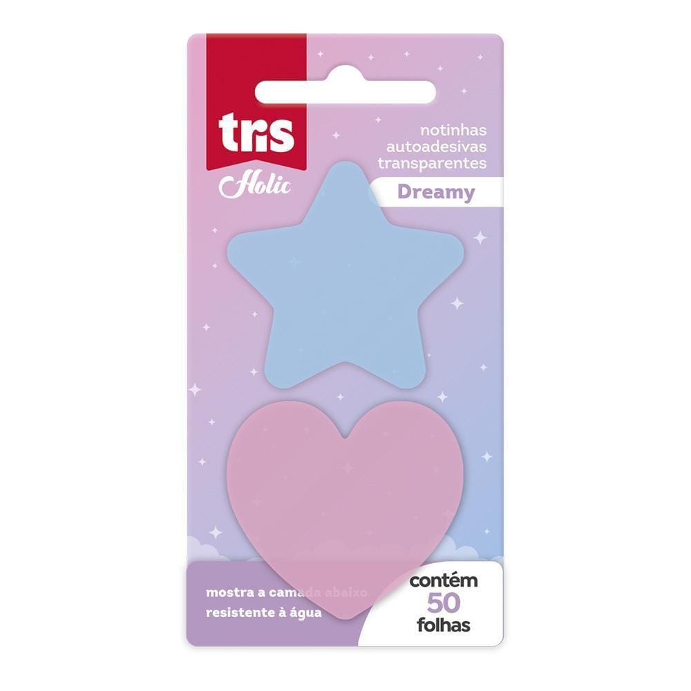 Bloco de Notas Autoadesivas Holic Dreamy Tris - 50 folhas