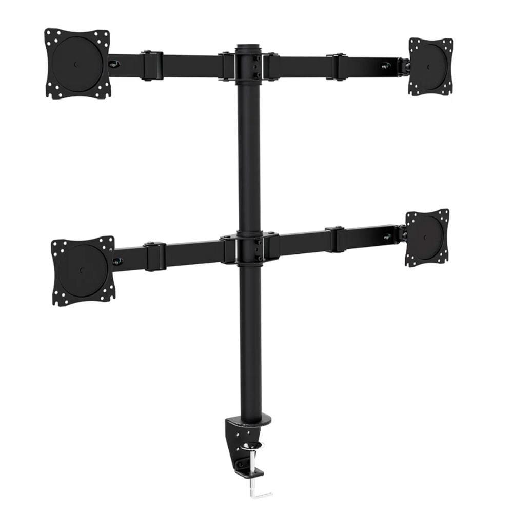 Suporte para 4 Monitores / TVs até 27 ELG, Multiarticulado com Regulagem de Altura, Padrão VESA