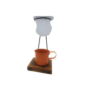 Kit De Café Individual - 1 Caneca Laranja - Demolição