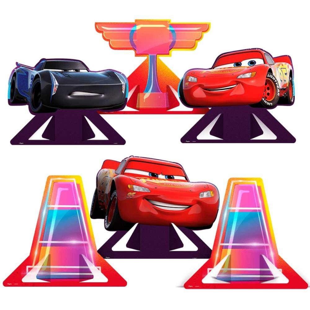 Decoração de Mesa Carros 06 Unidades