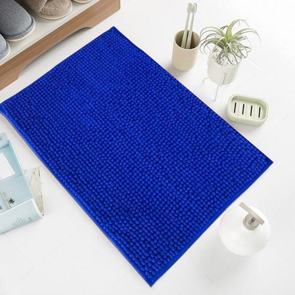 Tapete Banheiro Bolinha Azul 38x58 cm