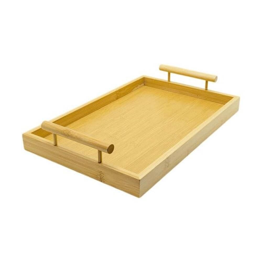 Bandeja Bambu Alça Serve 36x24cm - Livon