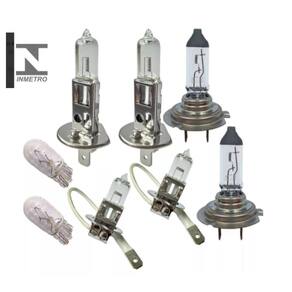 Kit Lampada Milha Farol Alto Baixo H1 H3 H7 T10 Foco Duplo