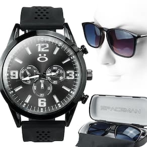 Kit Relógio Masculino Premium + Óculos Spaceman Orizom