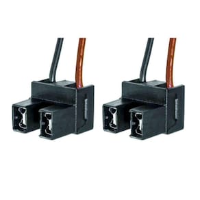 2X Soquete Lâmpada Farol H7 Base Nylon Universal Fio 1,50Mm
