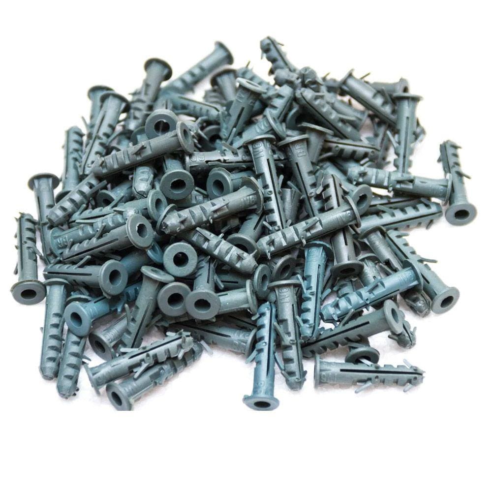 500 Bucha de Fixação Convencional com Anel 10mm Tijolo Bloco Parede - IvPlast