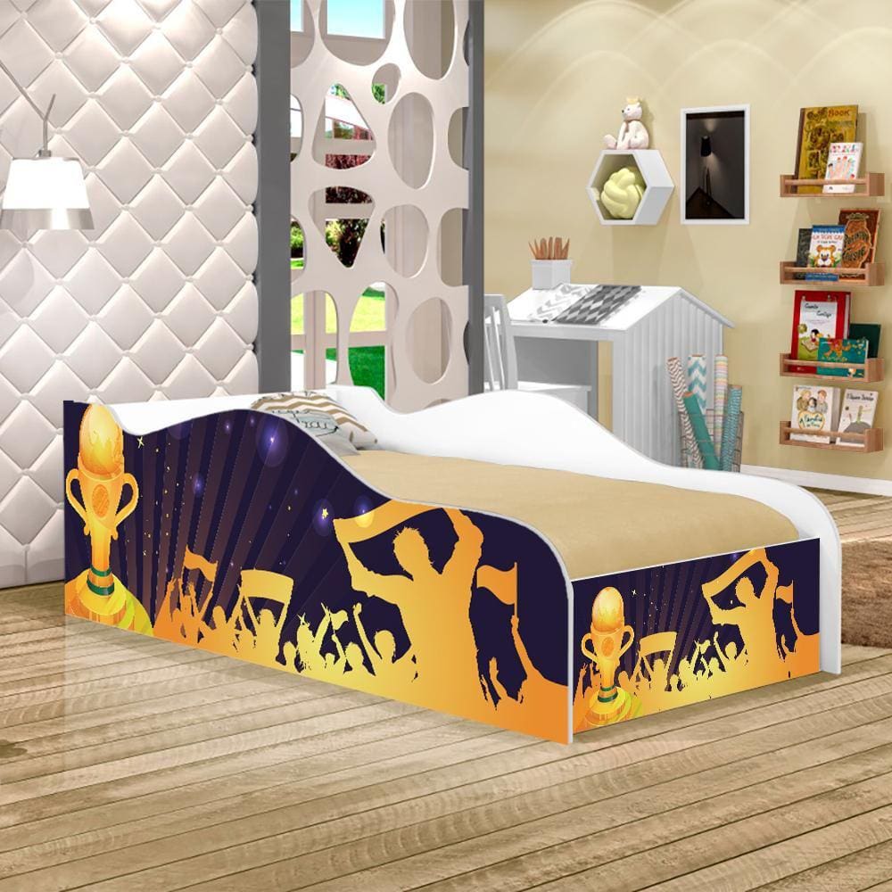 Cama Like Campeão da Bola Solteiro