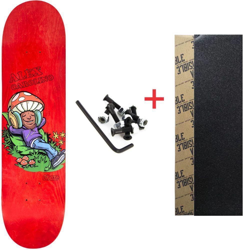 Shape Chaze Maple 8.0 Melow Alex Carolino Red + Lixa Visible