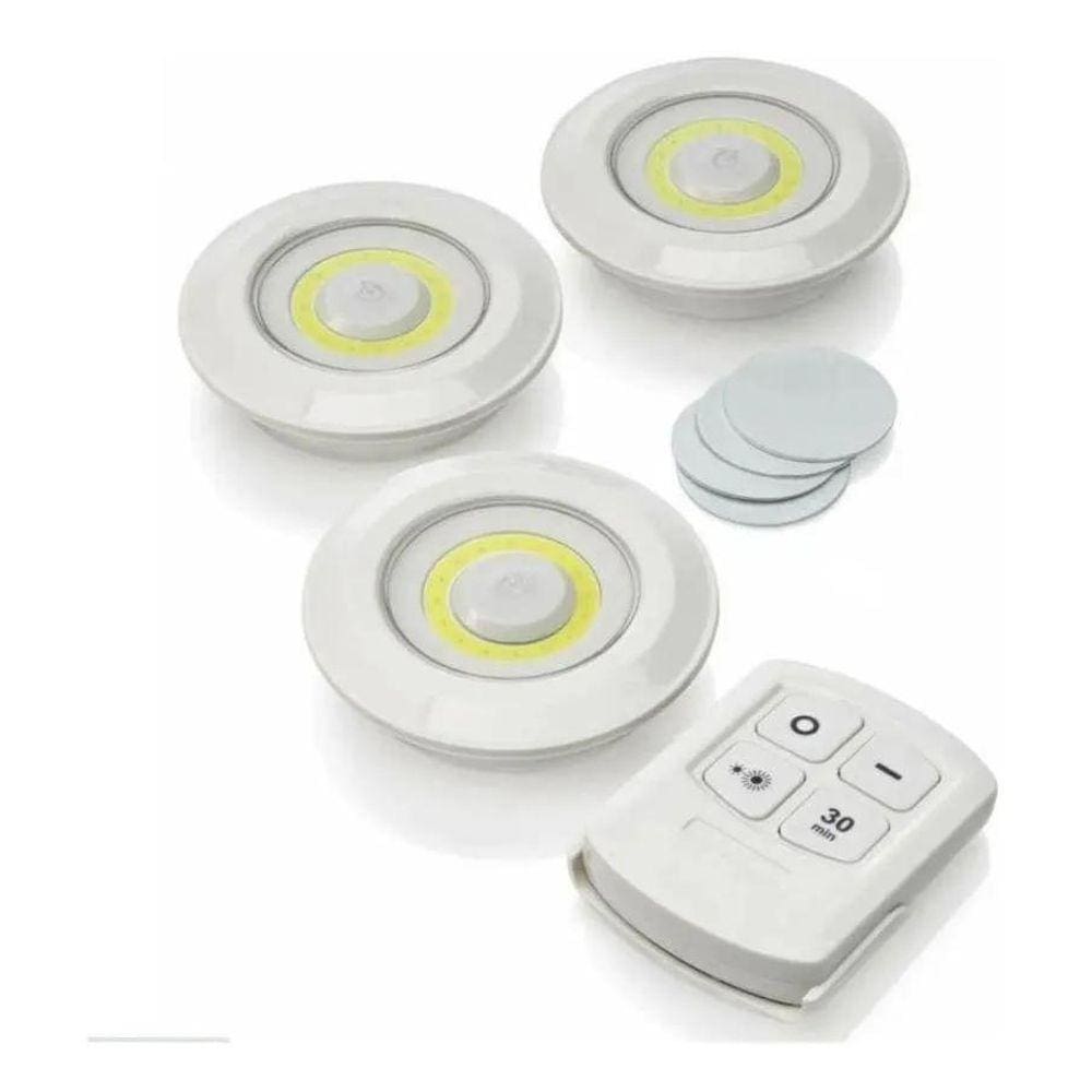 Lâmpada Led Spot Luminária Sem Fio Liba Controle Remoto