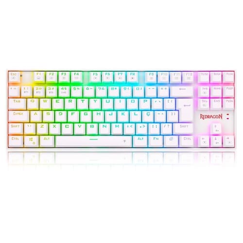 Teclado Mecânico S/Fio Kumara Pro Redragon Rgb K552Rgb-Brs-W