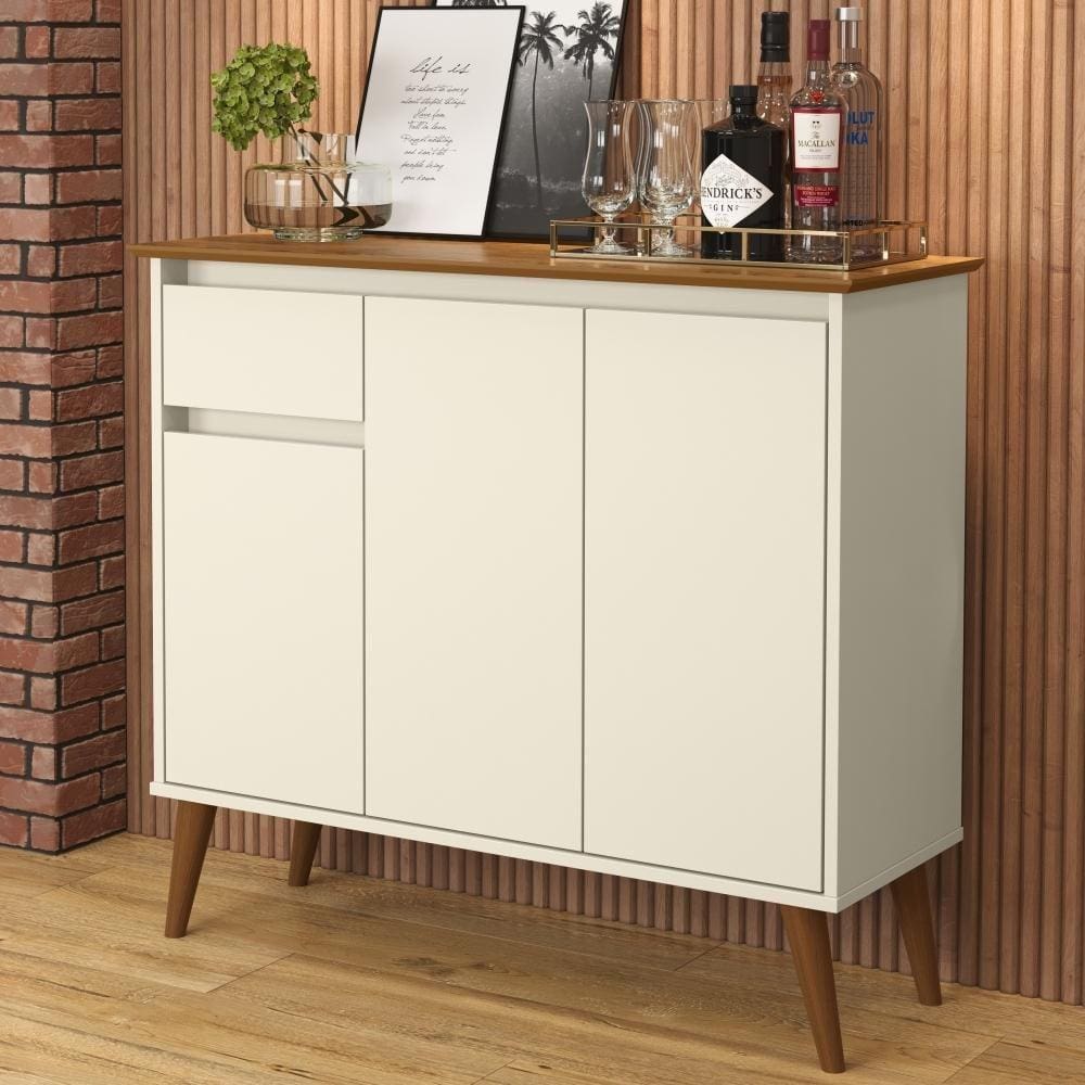 Aparador Amsterda Off White Freijo