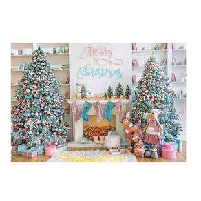Fundo Fotográfico Tecido Sublimado Gigante 3D Natal