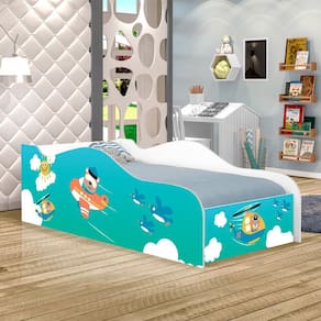 Cama Like Bichinhos Voadores Solteiro Com Colchão