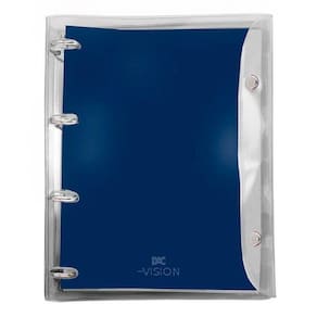 Fichário Argolado Vision 192 Folhas - Dac Azul