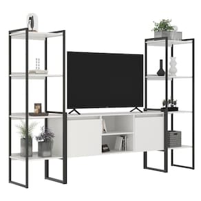 Rack com Estante Industrial Cubic Branco