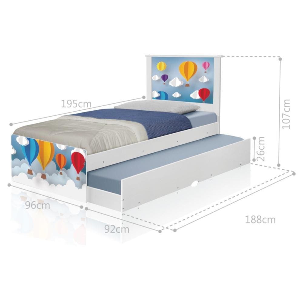 Bicama Balões com Colchões