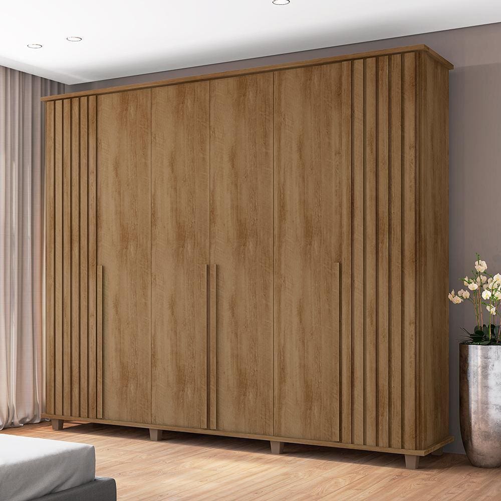 Guarda Roupa com 6 Portas Varese Cinamomo