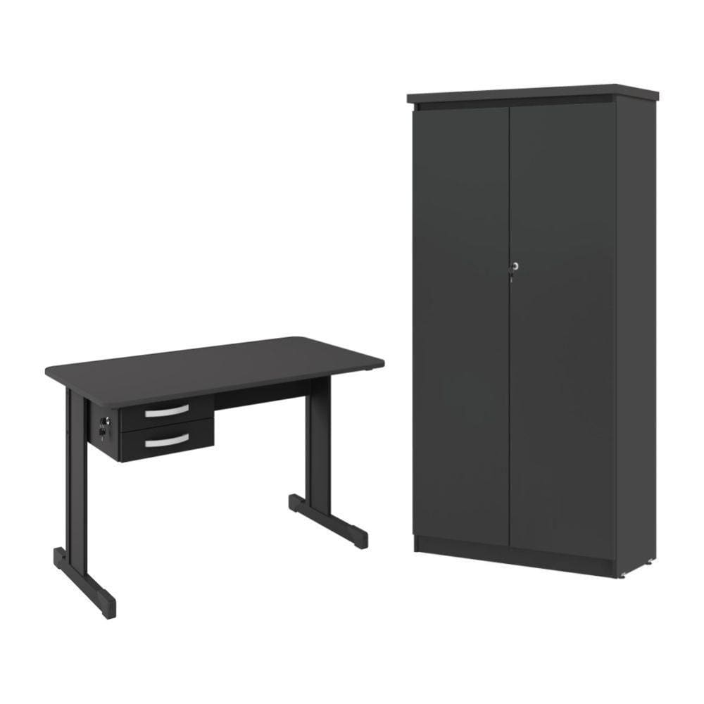 Kit de Escritorio Índia Preto Onix