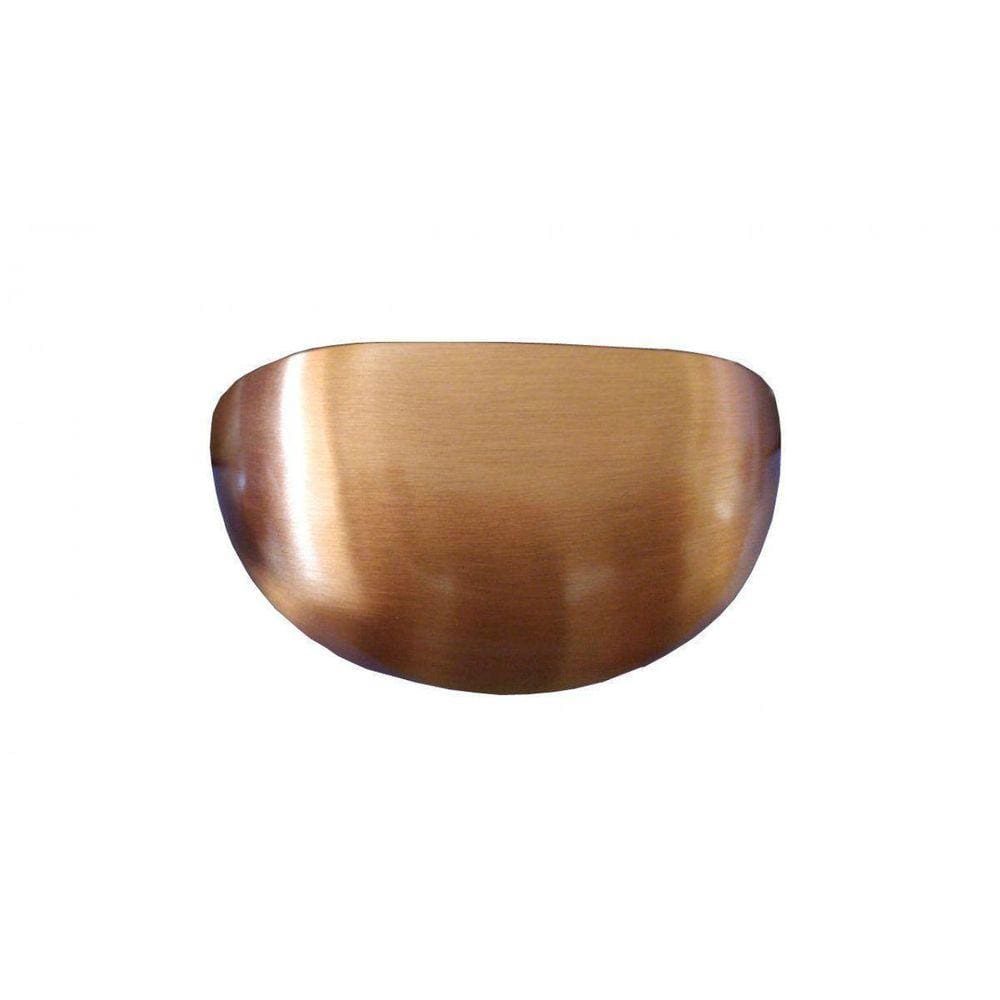 Puxador Concha Lisa 64Mm Cobre Escovado