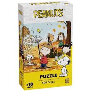 Puzzle Quebra Cabeça Peanuts Snoopy Com 500 Peças 04425 Grow