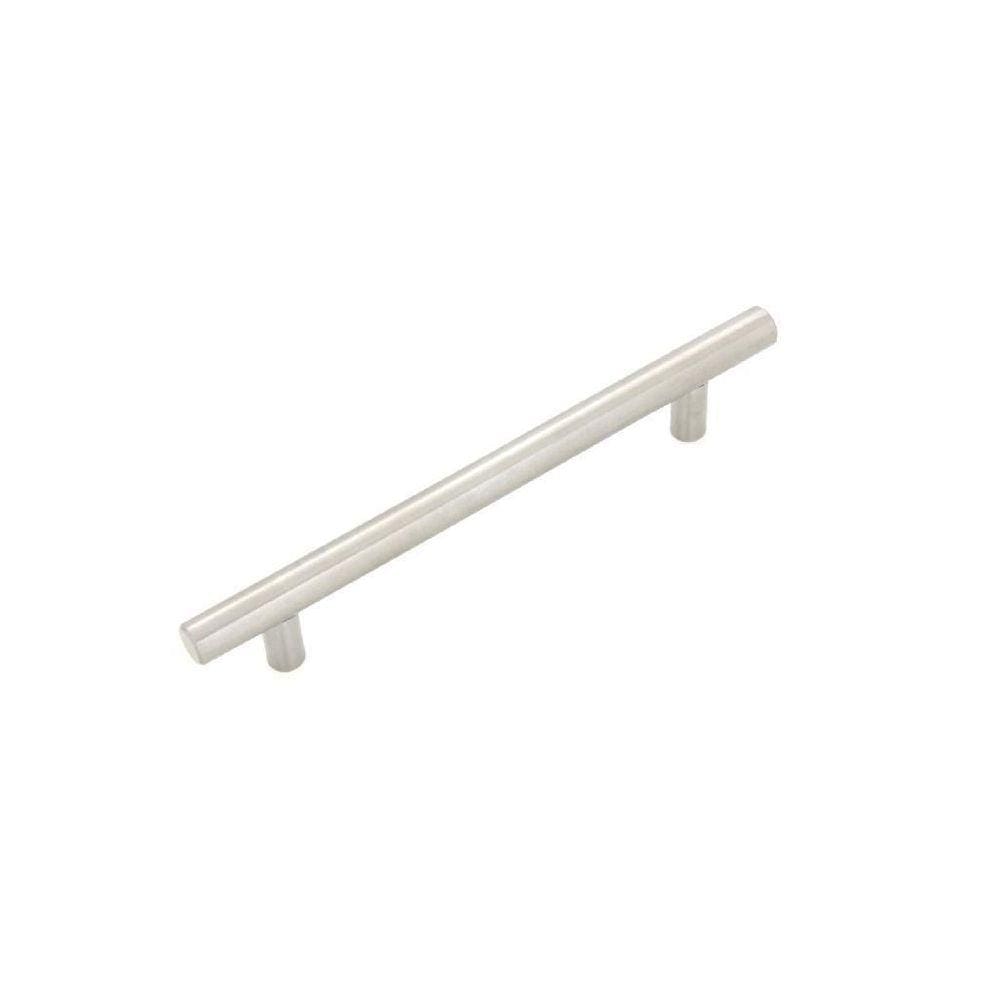 Puxador Móveis Inox Haste Redonda 12mm 128mm Escovado