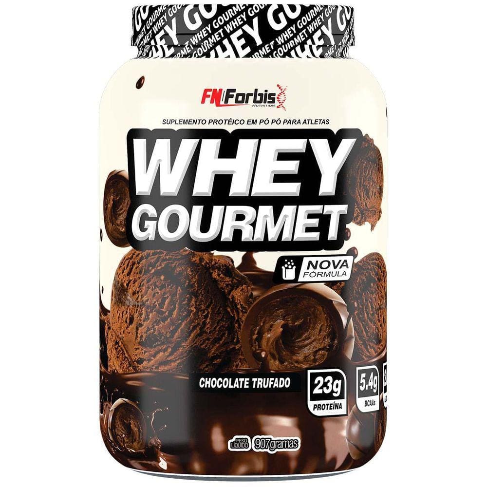 Whey Protein Gourmet 900 G - Fn Forbis Chocolate Trufado