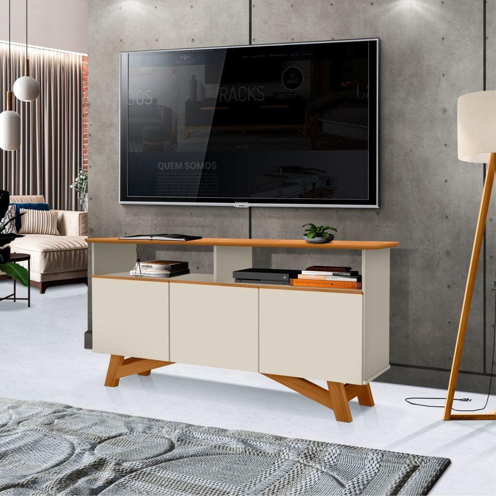 Rack para TV com 3 Portas Dortmund