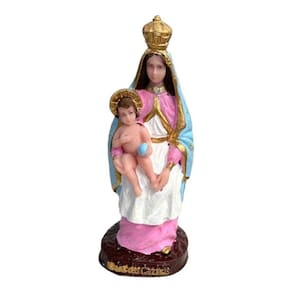 Escultura Nossa Senhora Das Candeias 13,5 Cm Resina