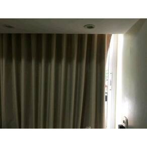 Cortina Trilho Suiço Blackout Bege 5.40 X 2.60