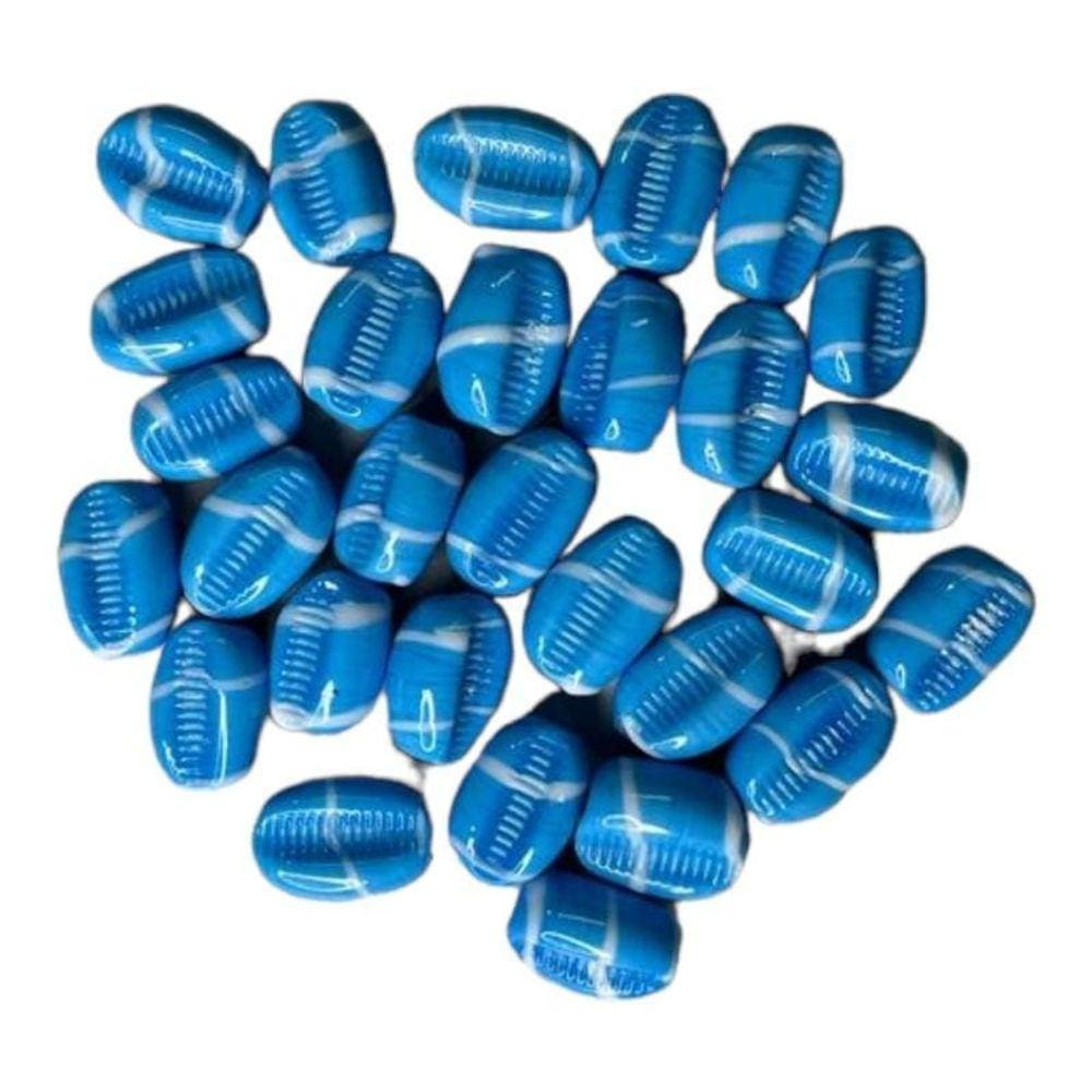 Kit C/10 Firmas Búzios 22Mm Azul Cl E Branco Murano Guias