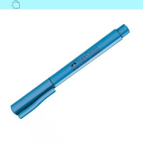 Marca Texto Superfluorescente Faber-Castell 12Un Tinta:Azul