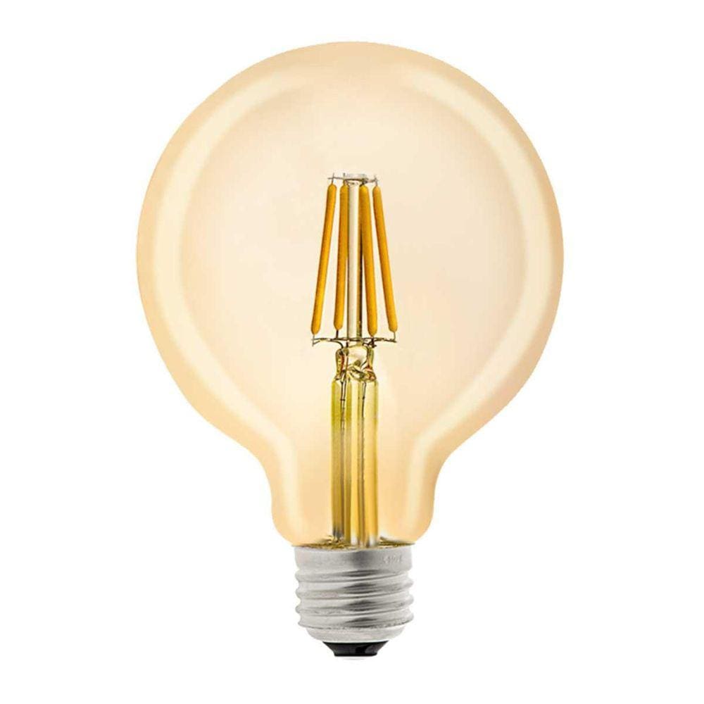 Lâmpada Led Filamento Âmbar 4W G95 Noll Led