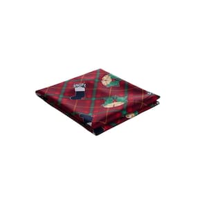 Toalha de mesa posta natal Oxford 4 lugares