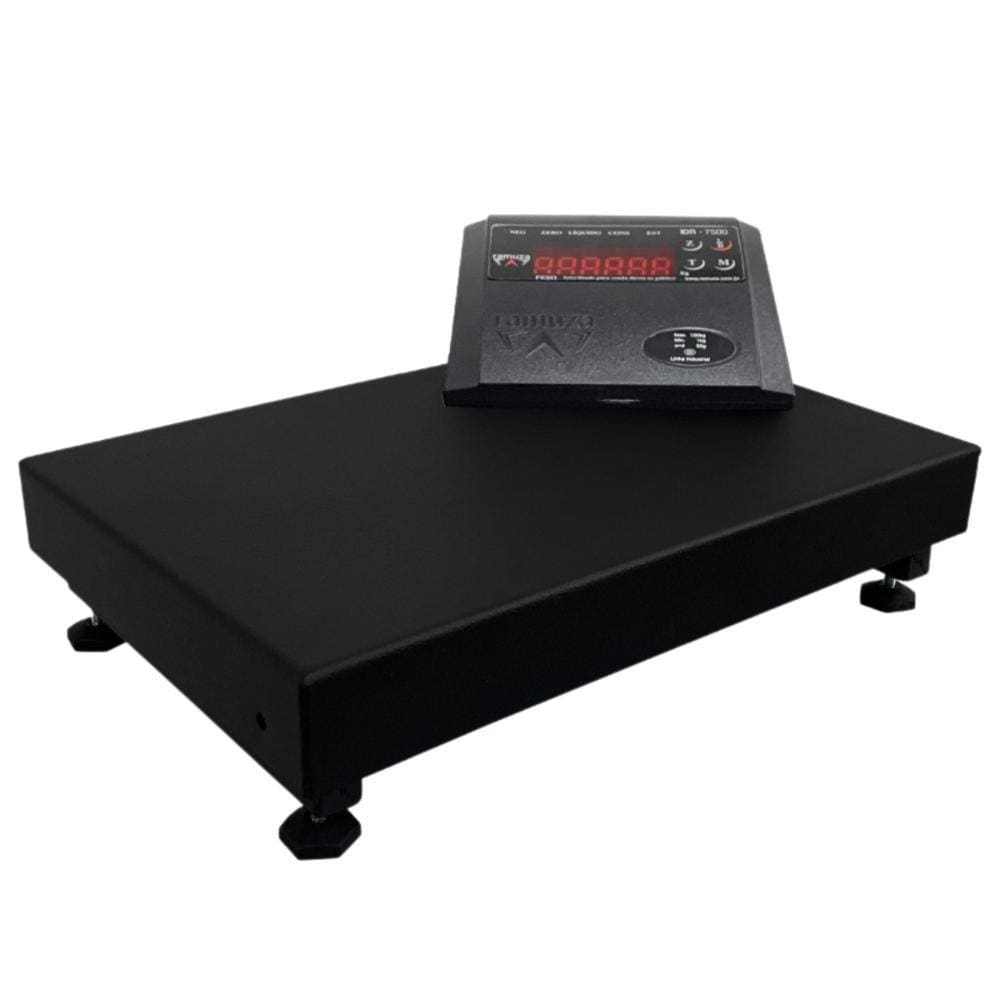 Balança Plataforma Digital Industrial Comercial Bivolt Carbono Dp150 40x50 150kg - Ramuza
