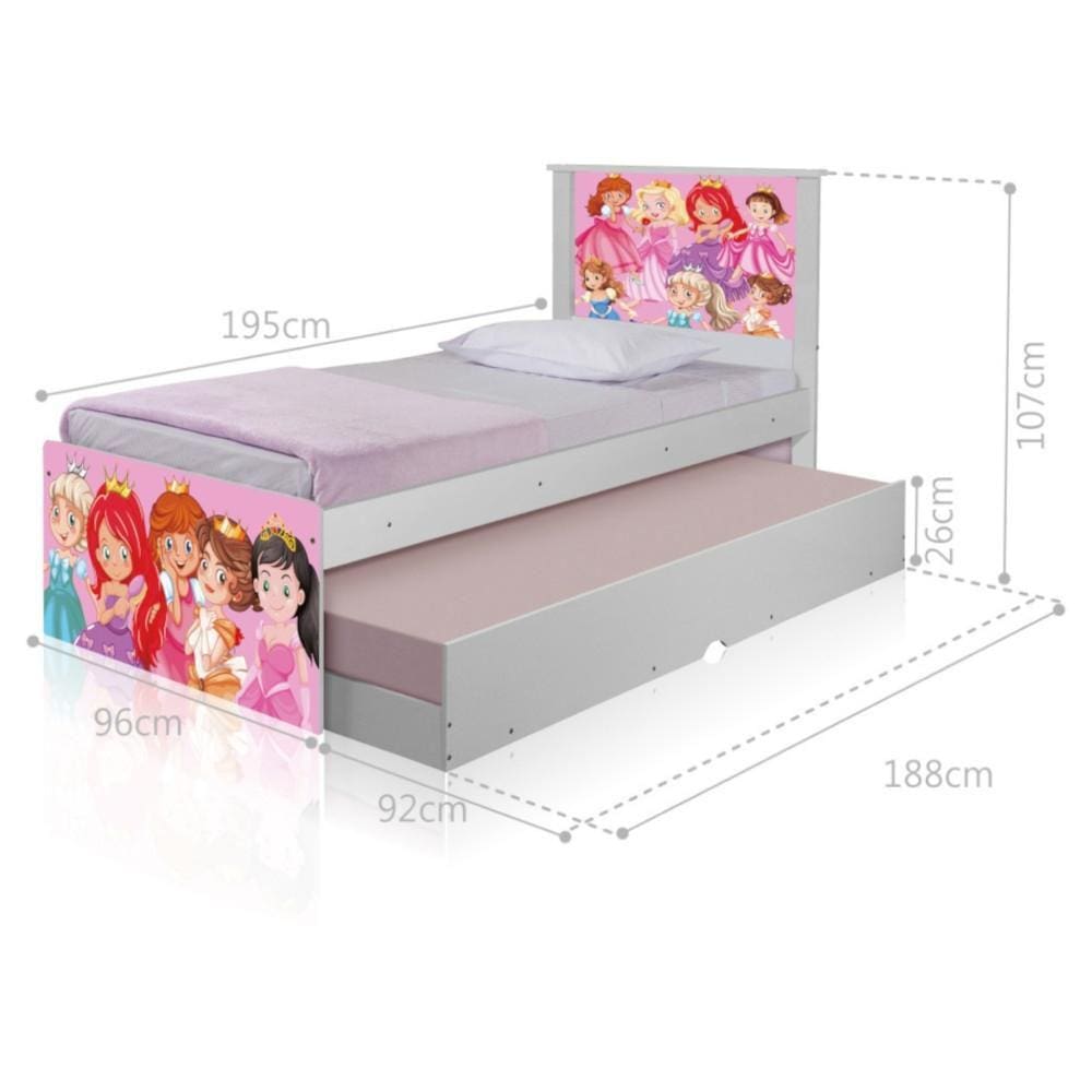 Bicama Princesinhas com Colchões