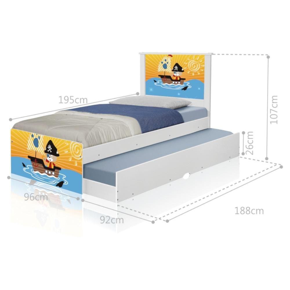 Bicama Pirata com Colchões